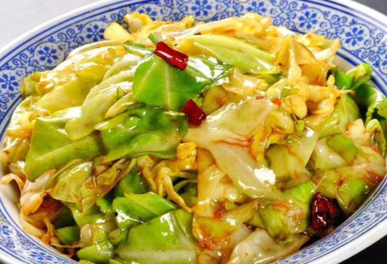Saut ed Cabbage One Bite Dumpling Saut ed cabbage one bite dumpling